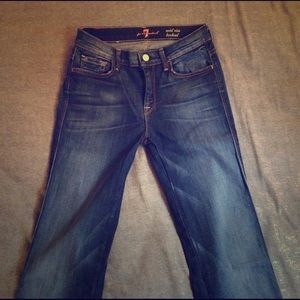 7 for all mankind mid rise bootcut jeans