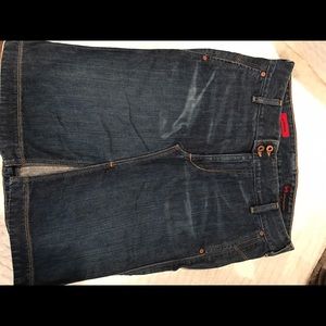 AG Adriano Goldschmied denim pencil skirt (29)