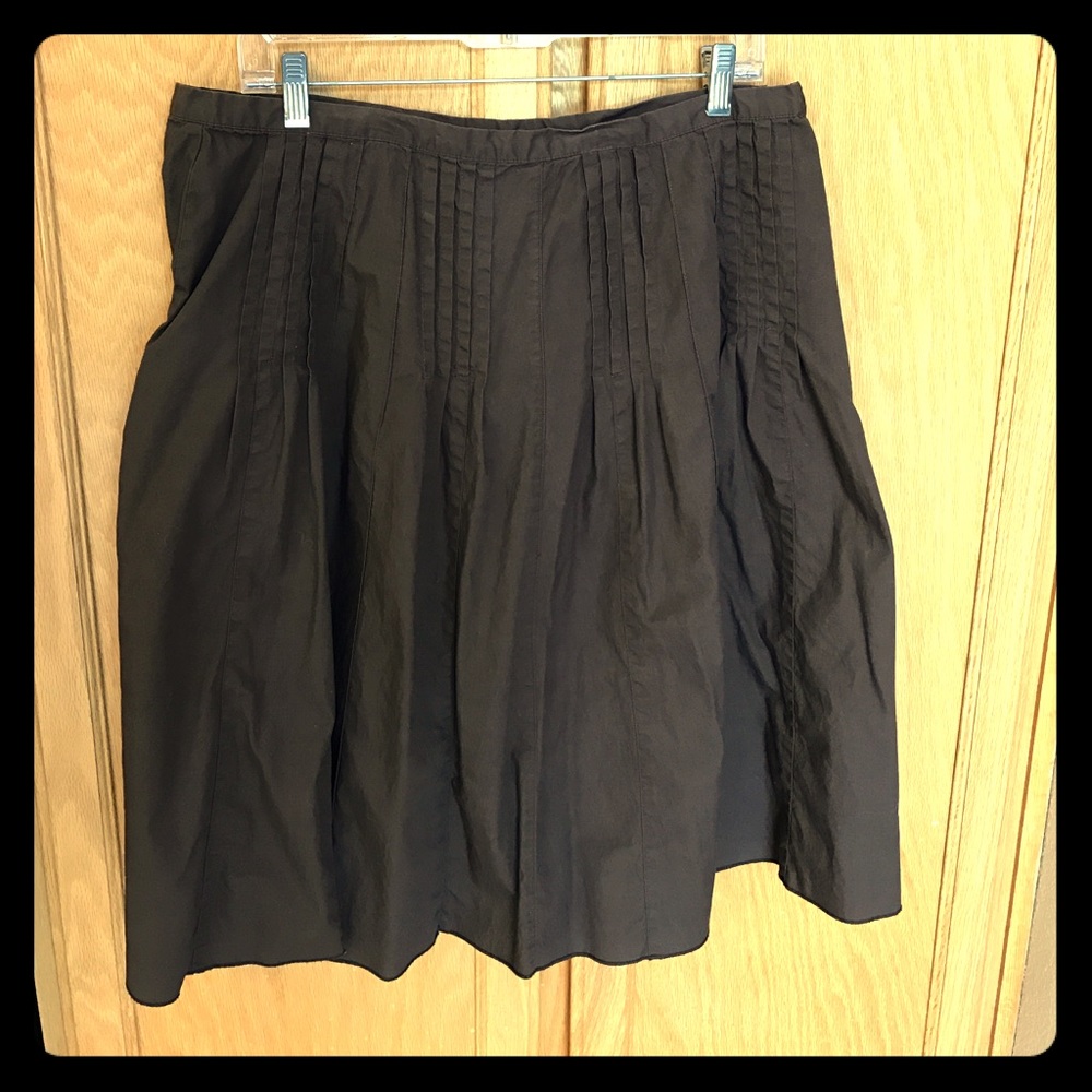 Chocolate brown skirt
