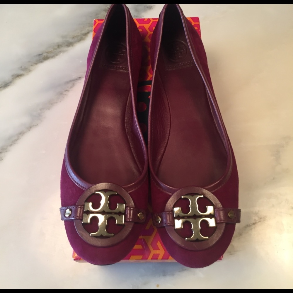Tory Burch Aaden suede ballet flats