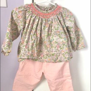 Bonpoint gorgeous romantic set 12 months