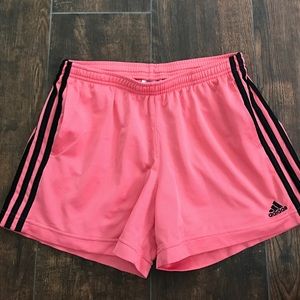 Adidas breathable mesh shorts with pockets.  13"