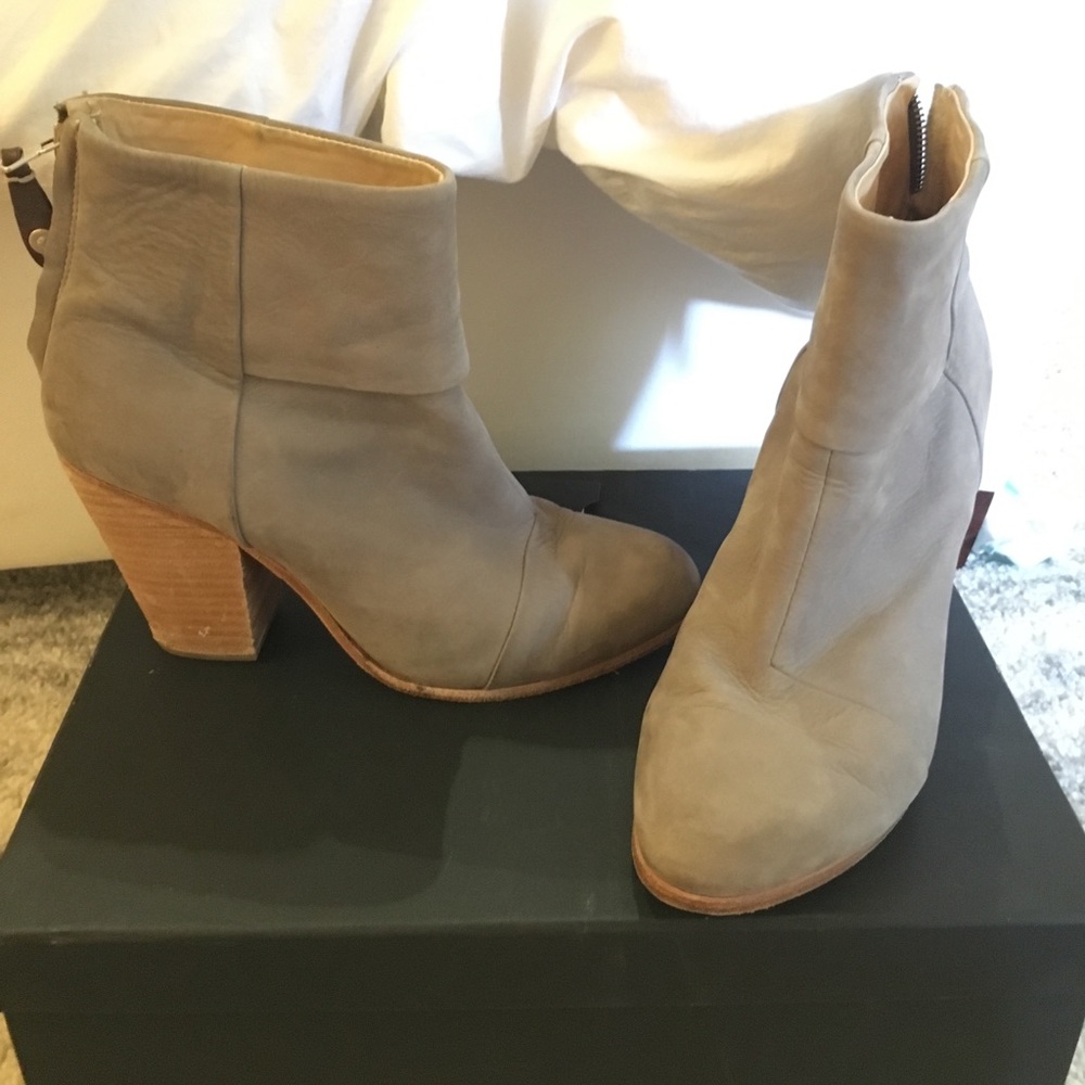Rag and bone classic newbury booties grey