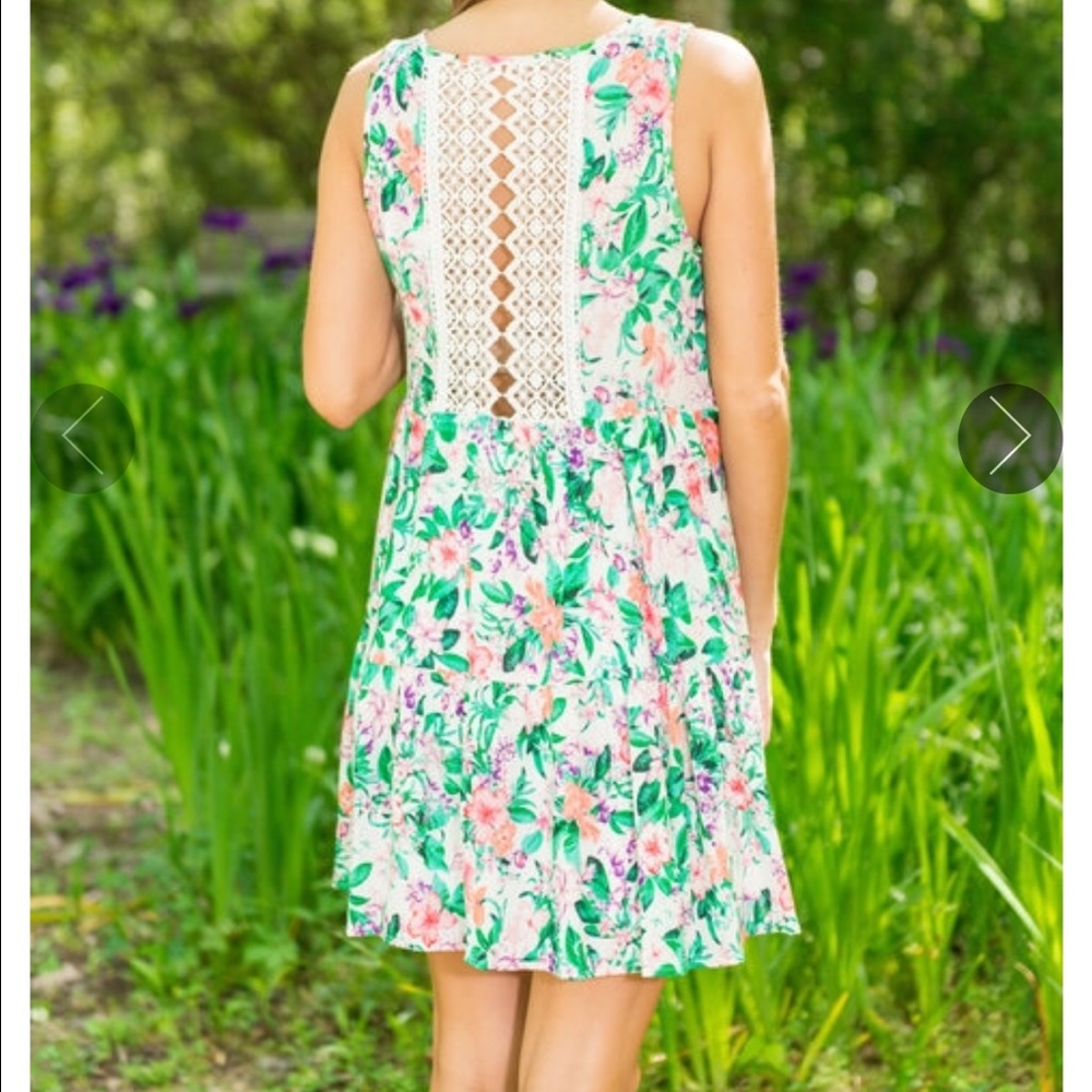 Floral boho dress