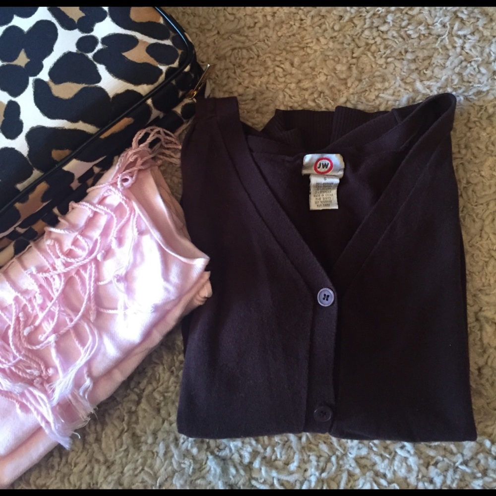 Brown cardigan -Maternity half sleeves