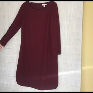 Burgundy Banana Republic dress (lined)
