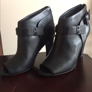 Great quality peep-toe booties for a low price!