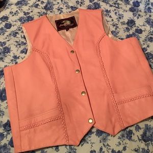 Leather vest