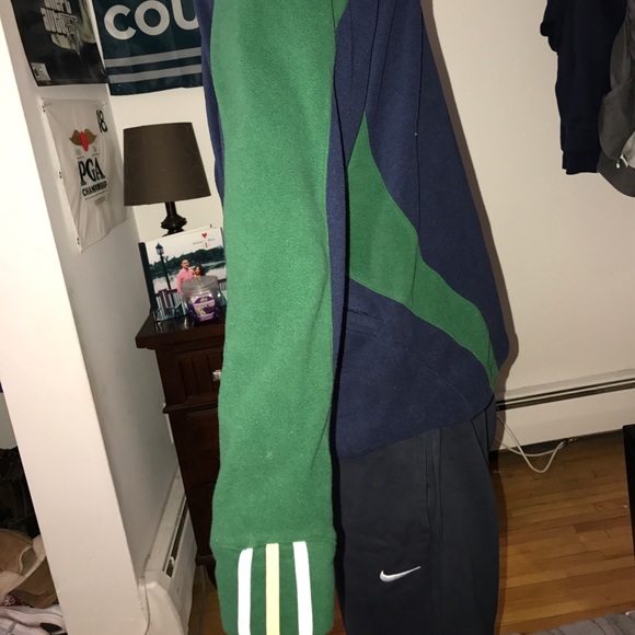 Adidas Fleece- Notre Dame logo (Blue & Green) - Picture 2 of 3
