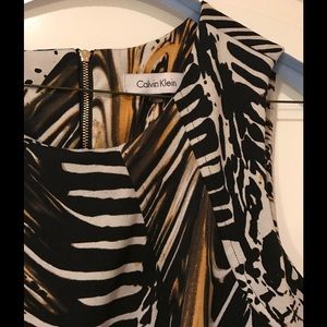 Dress Animal Print Calvin Klein