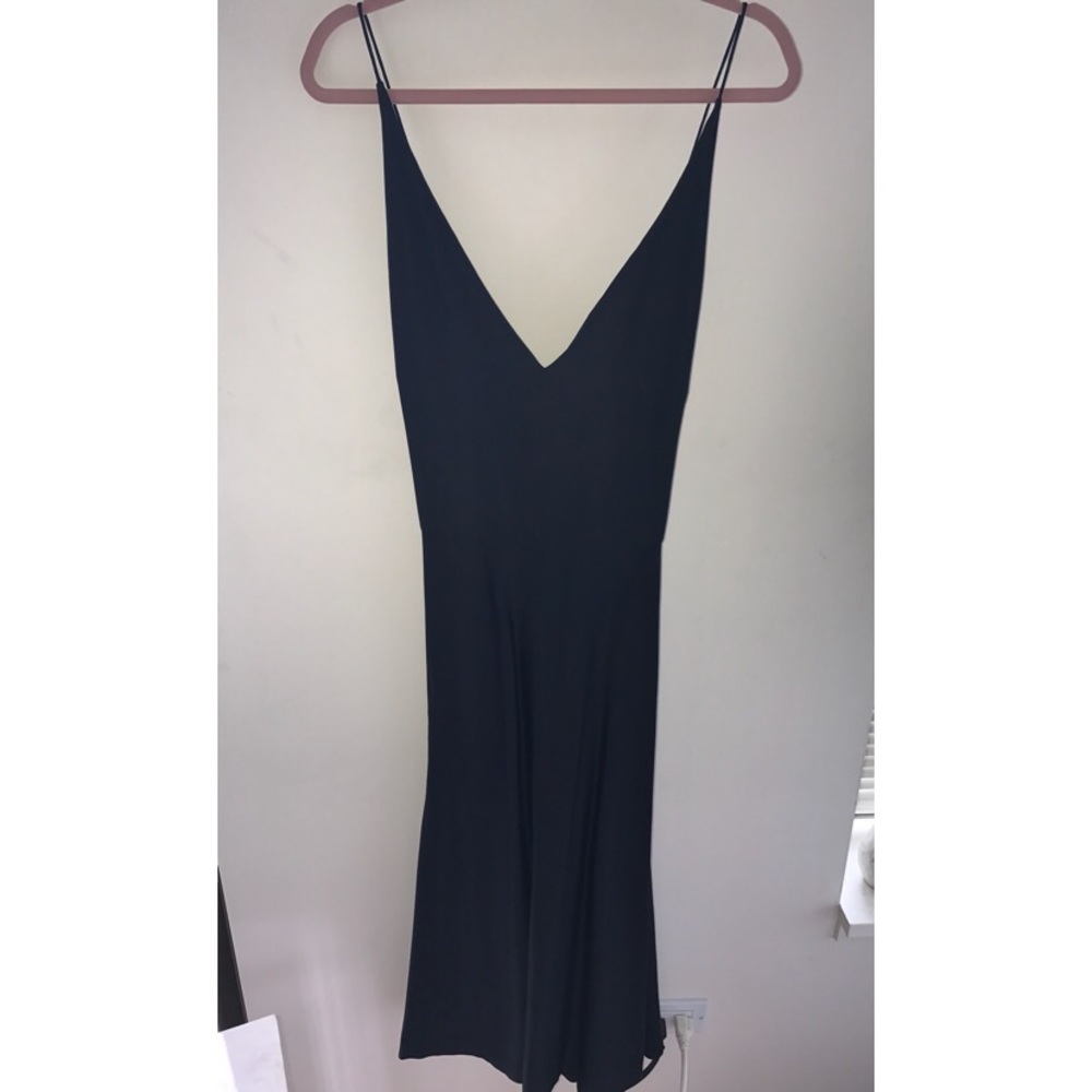 Kate Spade Saturday black silk cocktail dress