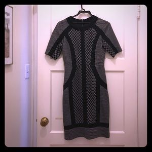 Black and white BCBG dress size small