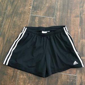 Adidas breathable mesh shorts with pockets.  12"