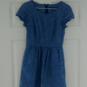Chambray denim gap mini dress