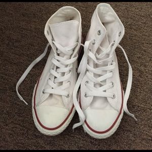 White high top Converse
