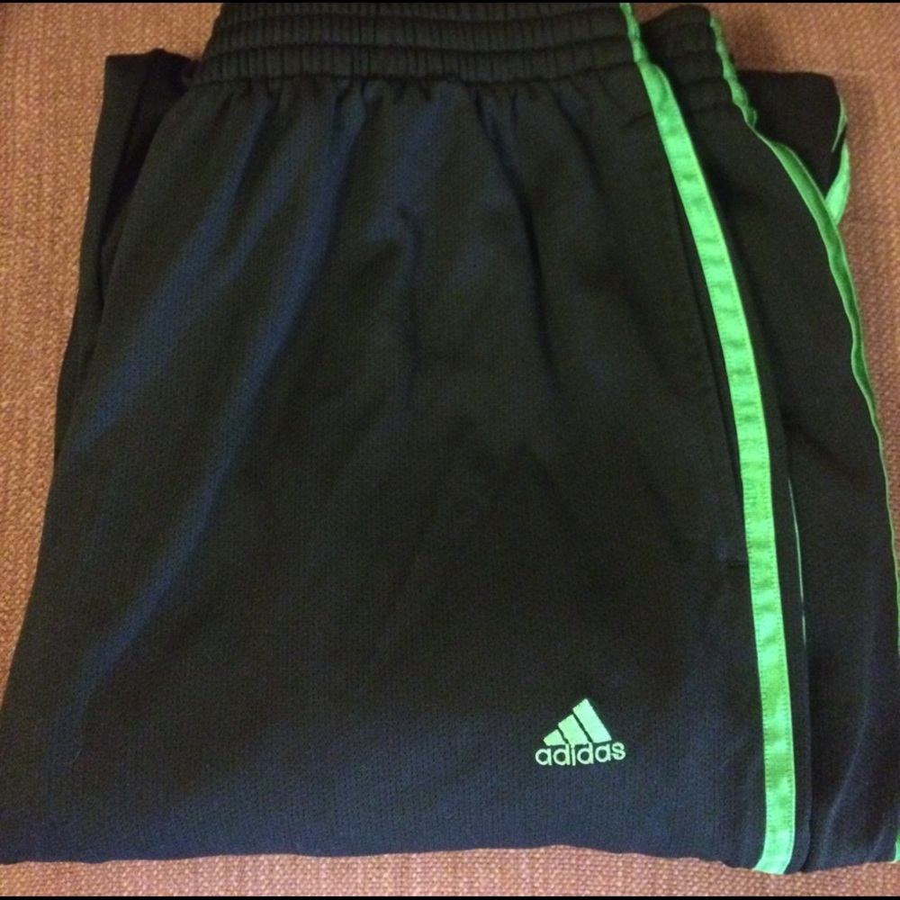 Men's black Adidas sweat pants