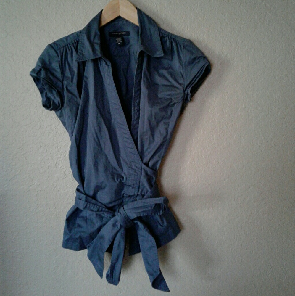 Banana Republic Wrap Shirt