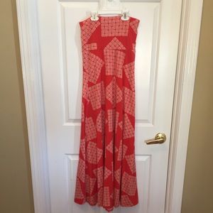 EUC LuLaRoe Strapless dress/Maxi Shirt.