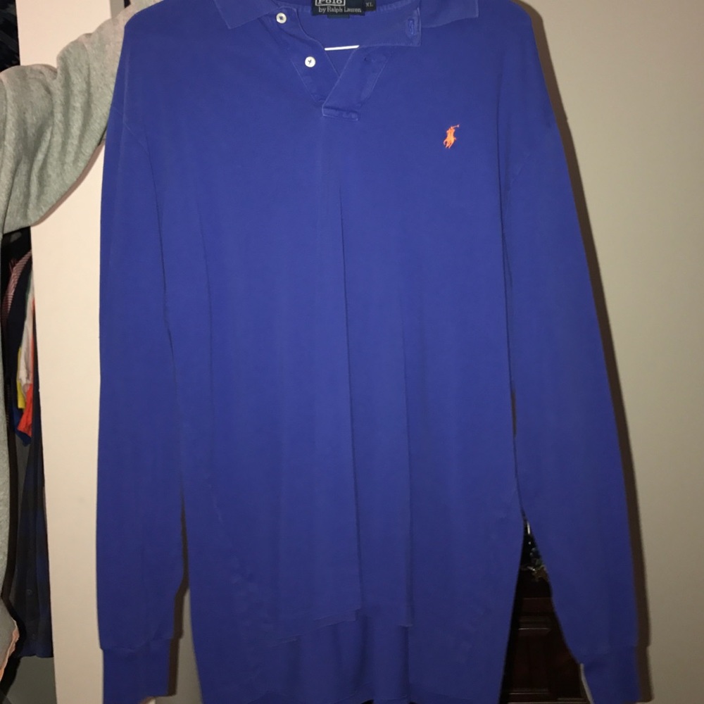 Ralph Lauren Polo long sleeve- Blue XL