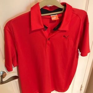 Puma Red polo size medium