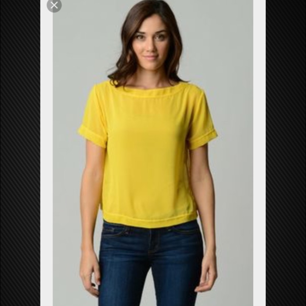 American Apparel chiffon blouse