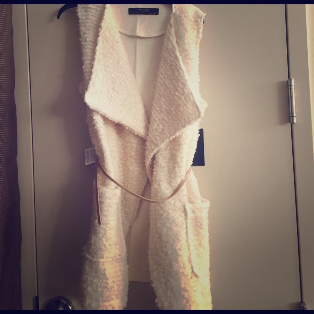 Zara waistcoat with with belt
