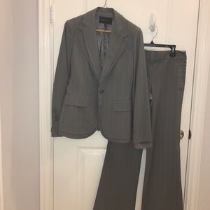 Women's BCBGMAXZARIA Gray pinstripe suit