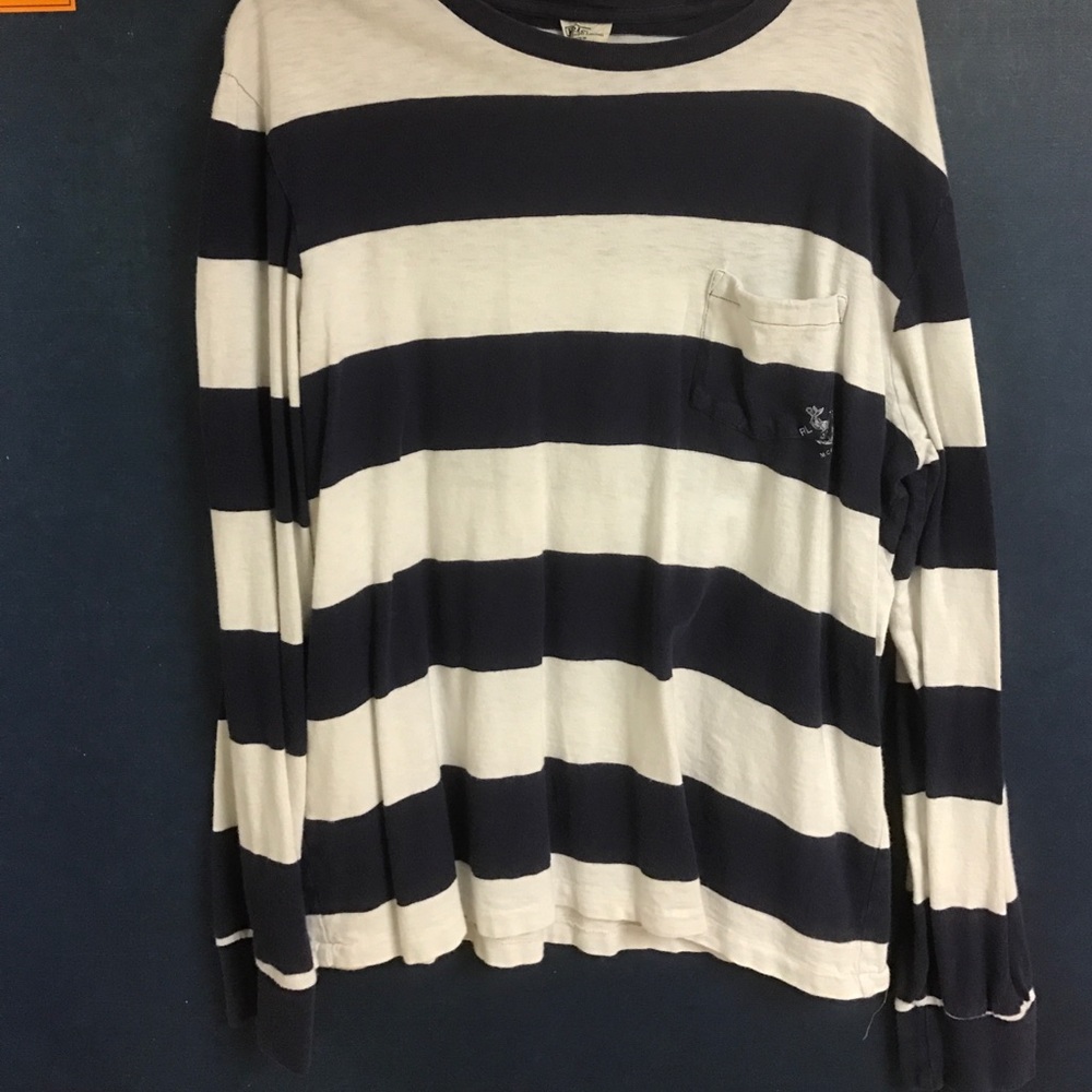 Men's stripped long sleeve