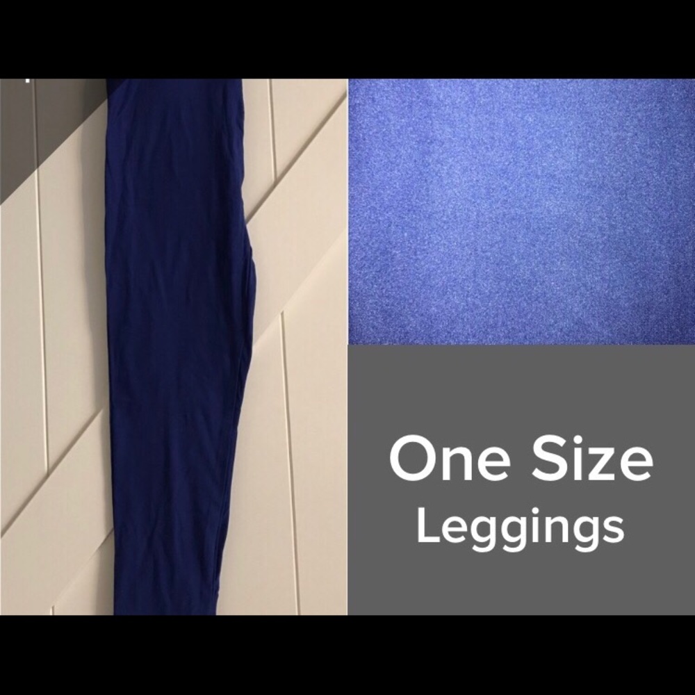 Blue leggings