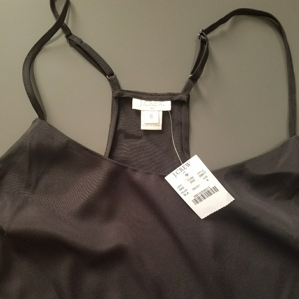 J Crew black tank