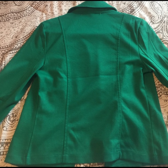 Ocean green blazer, comment if you want to offer. - Picture 3 of 4