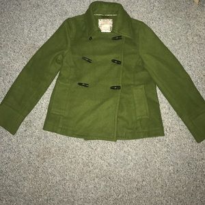 Old Navy Women's fleece button up peacoat