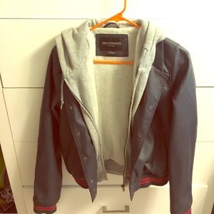 Obey Propaganda leather jacket