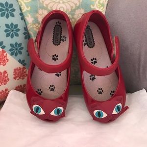 Mini Melissa cat shoes