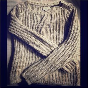 Ann Taylor Loft Cable-Knit Sweater