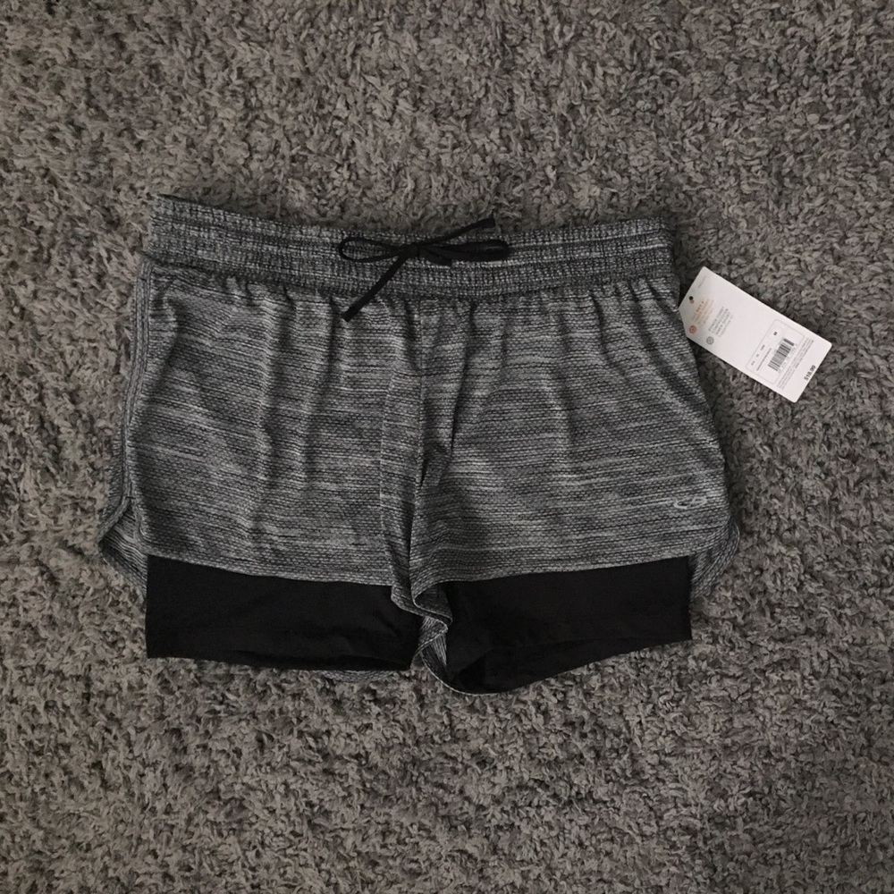Active C9 Ebony/Heather grey Duo Dry + Inner short