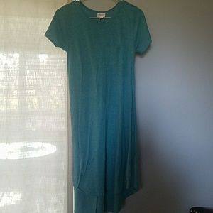 Blue heathered LulaRoe Carly Dress