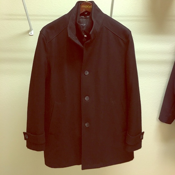 Marc New York (Andrew Marc) Black Peacoat - Picture 2 of 3