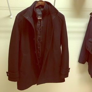 Marc New York (Andrew Marc) Black Peacoat