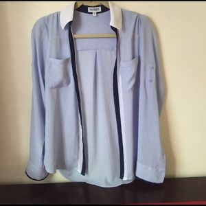 Light blue Portofino Blouse from Express