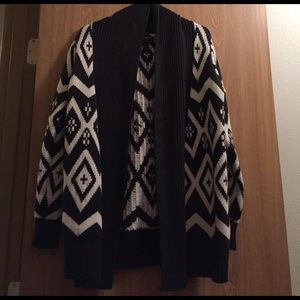 Aztec print sweater