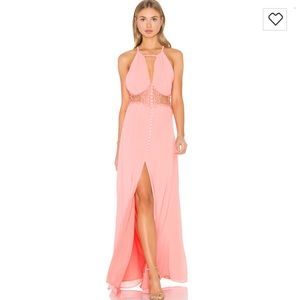 JARLO Isobel Dress in Coral