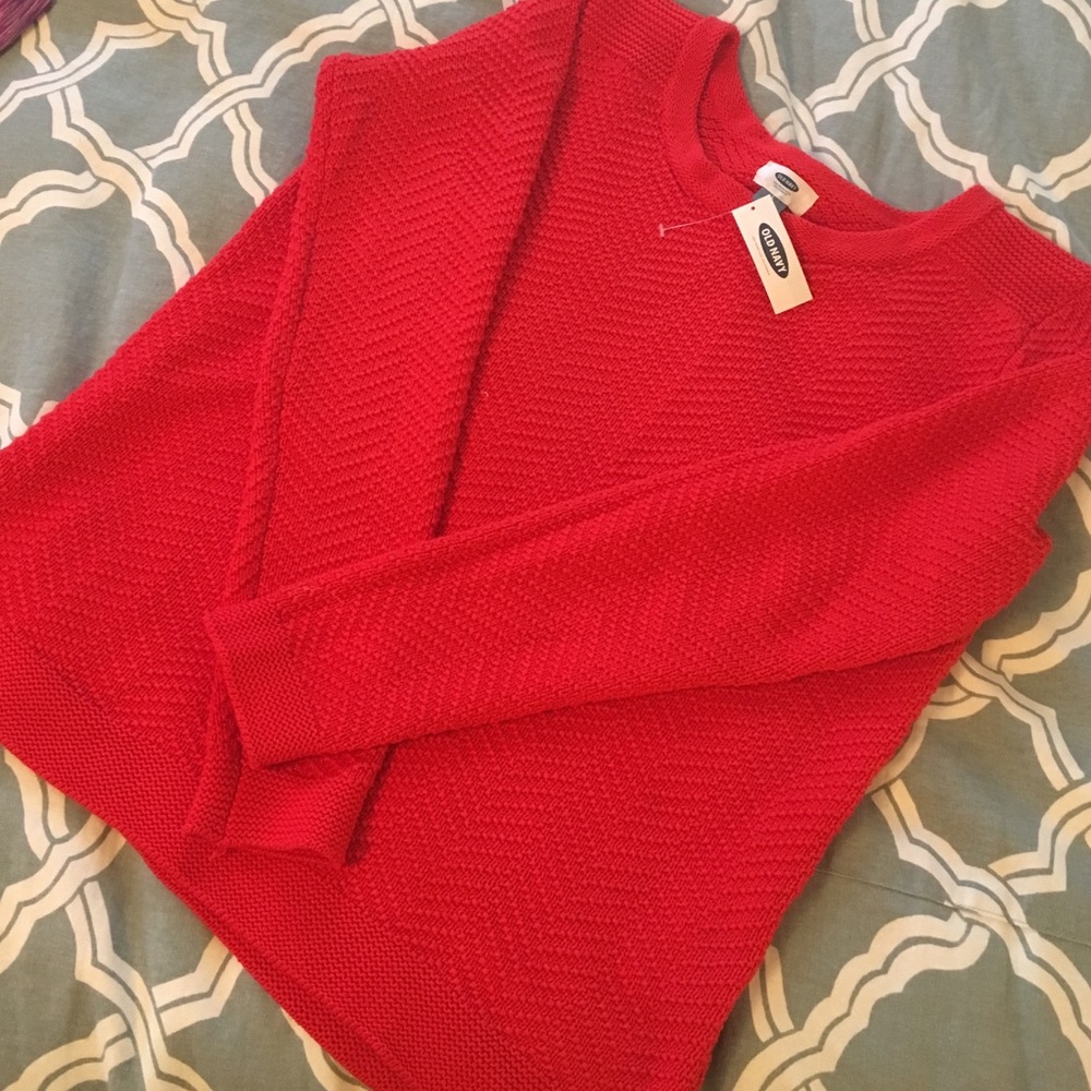 NWT Red Old Navy Sweater