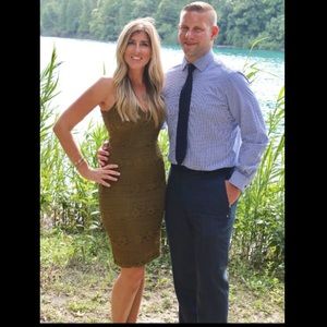 H&M Olive bodycon Dress