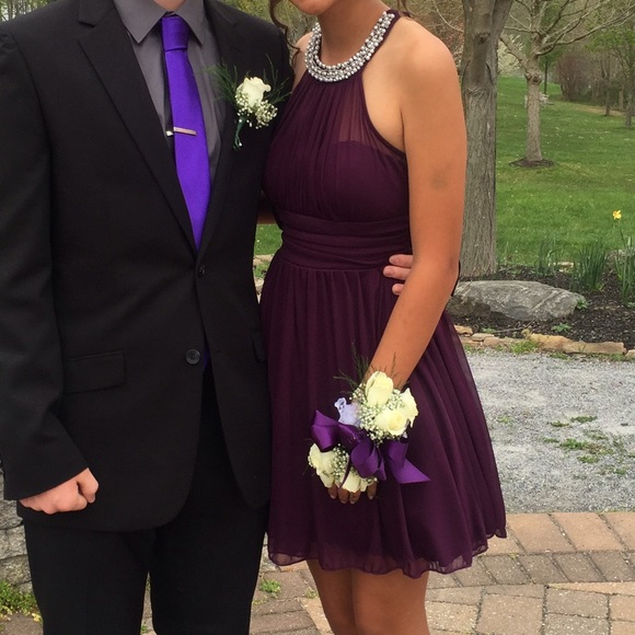 Plum formal dress - Picture 2 of 8