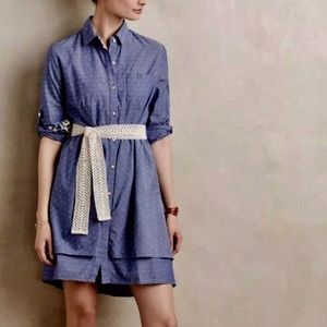 Dot Chambray Dress by Isabella Sinclair-SZ XS-VGUC