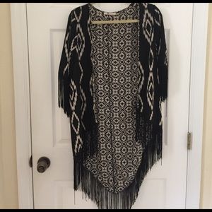 Fringe Aztec Kimono