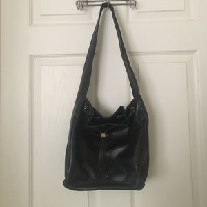 Vintage Ralph Lauren Leather Bucket Bag