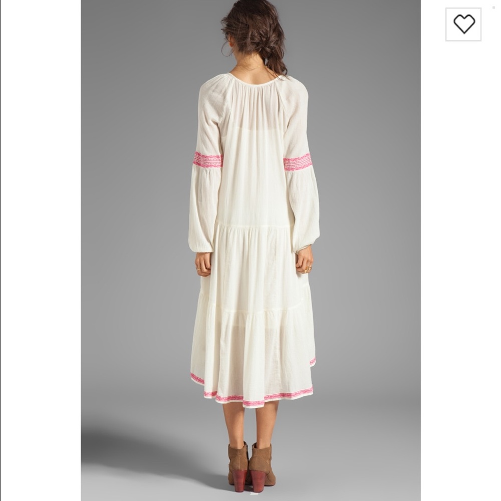 Free People Light Heart Dress In Tea Combo S - Picture 7 of 8