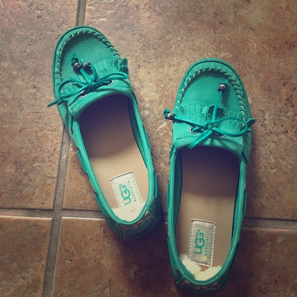UGG Shoes - Green Ugg moccasins